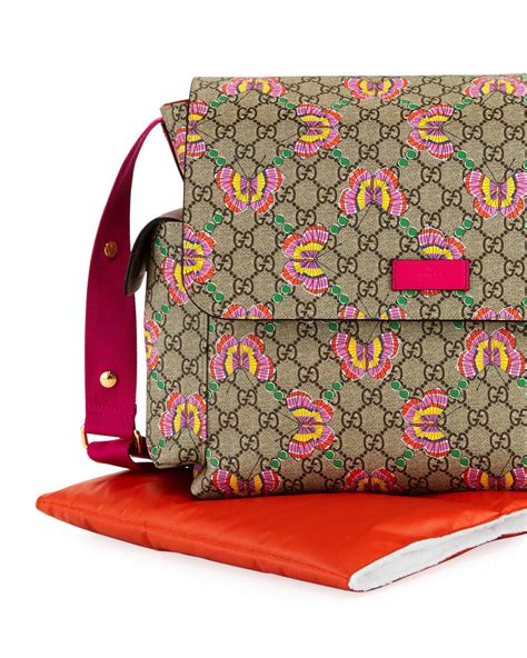 gucci supreme butterfly diaper bag ebay|Gucci baby bag outlet.